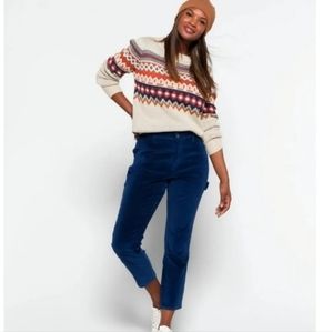 Judy Blue Corduroy Pants Womens High Rise Corduroy Cargo Pants Navy‎ NWT